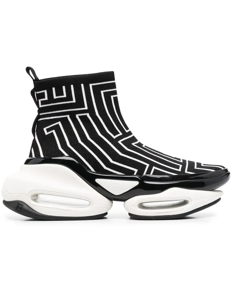 Balmain Bold Hiking Sneakers - Schwarz Schwarz
