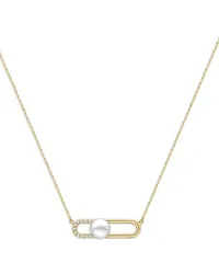 TASAKI 18kt Collection Line Fine Link Gelbgoldhalskette Gold