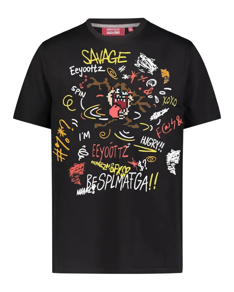 Mostly Heard Rarely Seen T-Shirt mit Print - Schwarz Schwarz