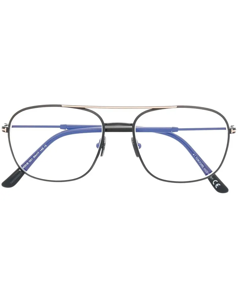Tom Ford Klassische Pilotenbrille - Schwarz Schwarz