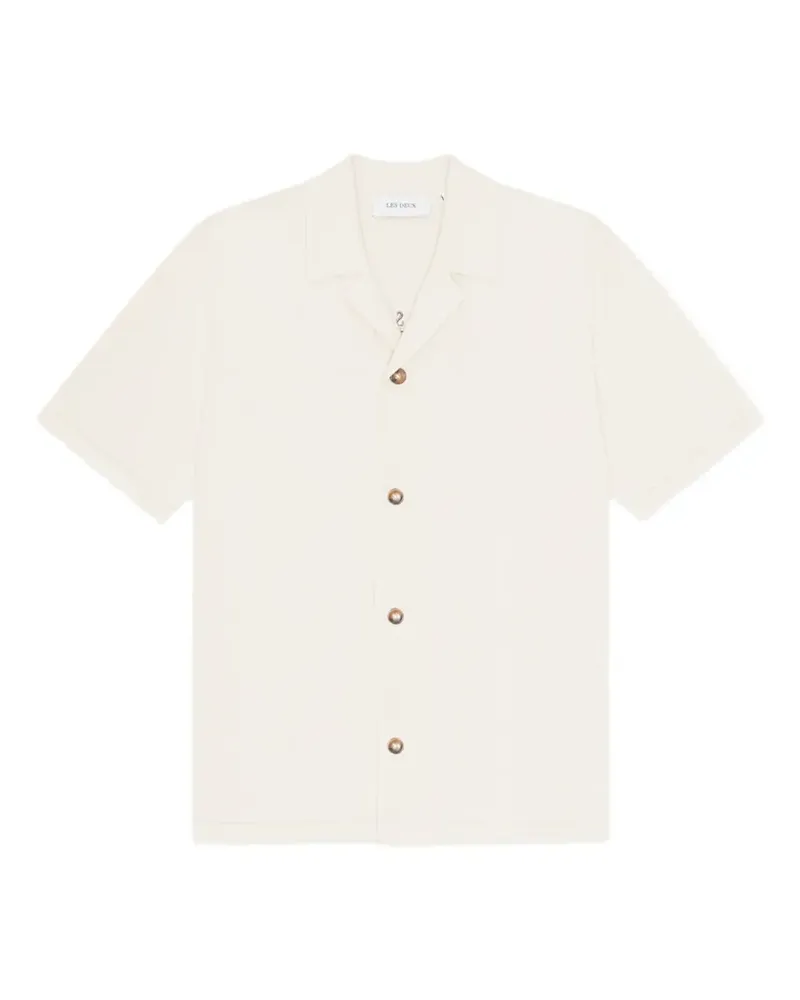 LES DEUX Emmett Globe shirt - Nude Nude