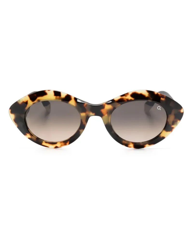 Etnia Barcelona Ampat Sonnenbrille mit ovalem Gestell - Braun Braun