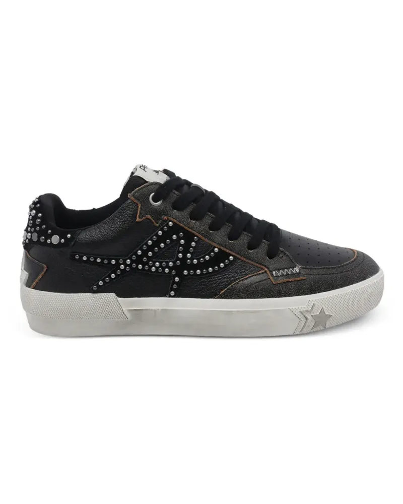 ash Moonlight studded leather sneakers - Schwarz Schwarz