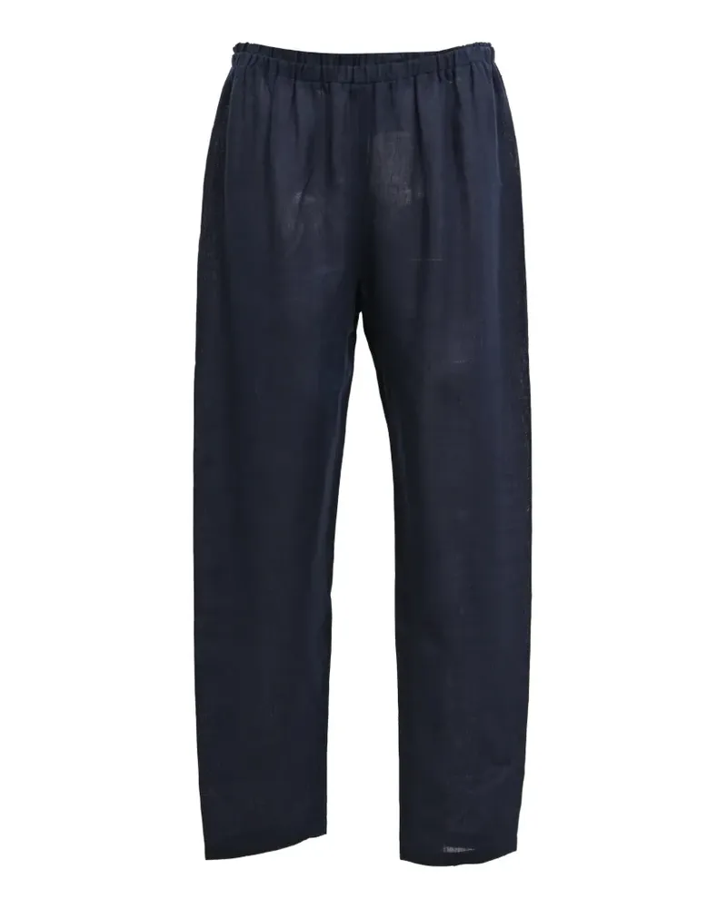 Mansur Gavriel drawstring straight-leg trousers - Blau Blau