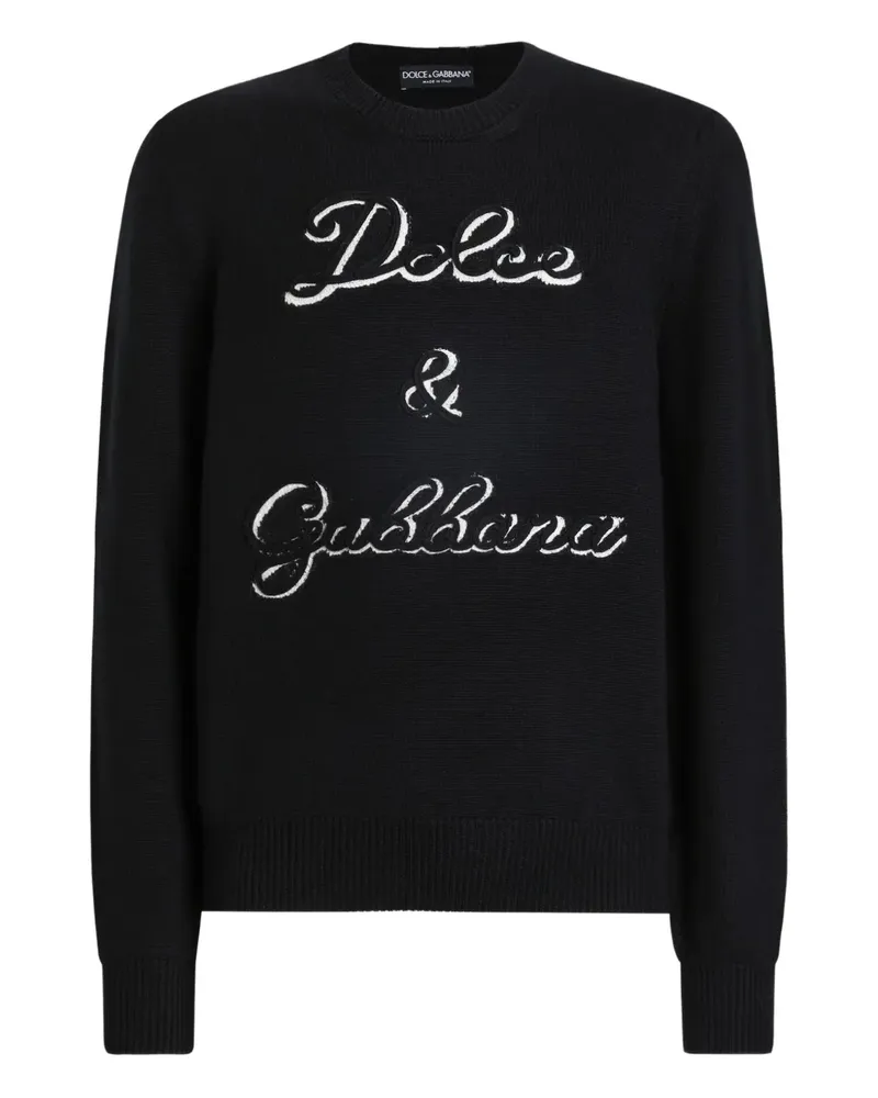 Dolce & Gabbana embroidered sweater - Schwarz Schwarz