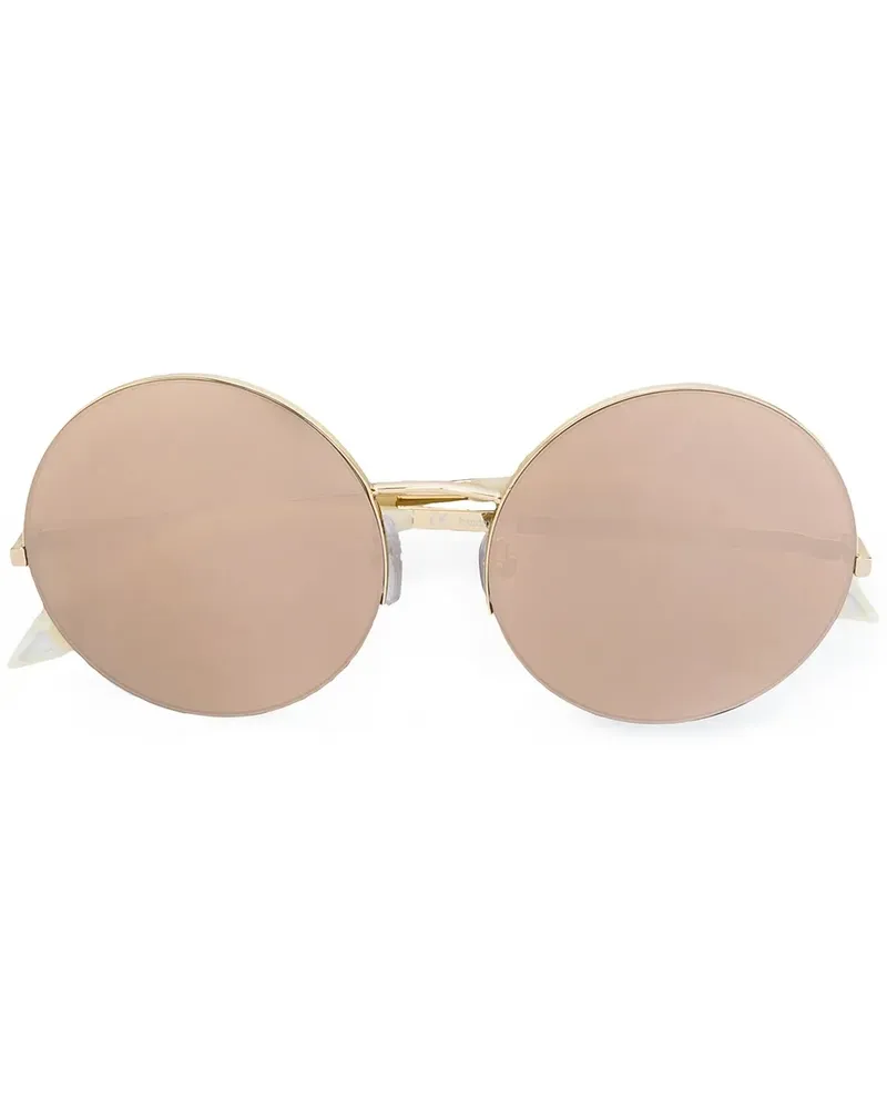 Victoria Beckham Runde Sonnenbrille - Metallic Metallic