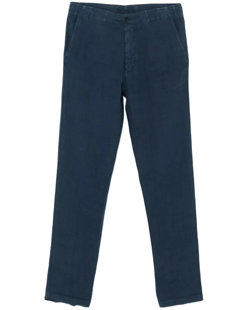 Corneliani Hose aus Leinen - Blau Blau