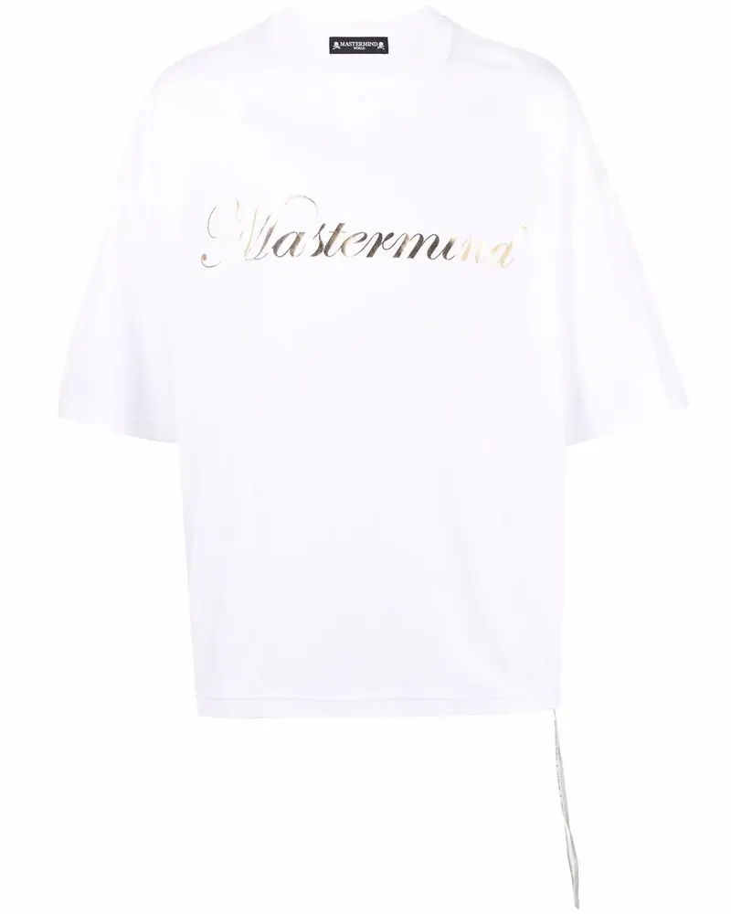 Mastermind World T-Shirt mit Totenkopf-Print - Weiß Weiß