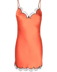 Gilda & Pearl Camisole-Kleid mit Spitzenborte Orange