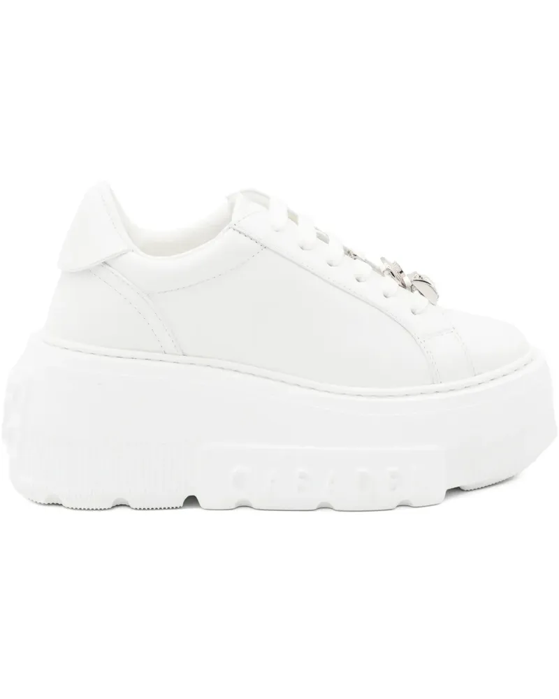 Casadei Sneakers mit Plateau - Weiß Weiß