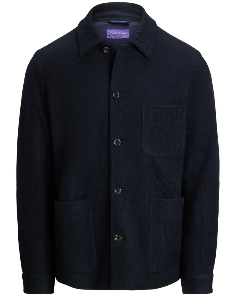 Ralph Lauren Jacke mit Knopfleiste - Blau Blau
