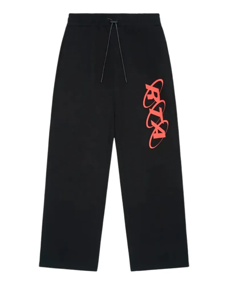 RTA Cameron logo-print track pants - Schwarz Schwarz