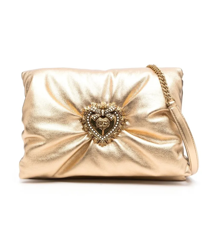Dolce & Gabbana Devotion Schultertasche - Gold Gold