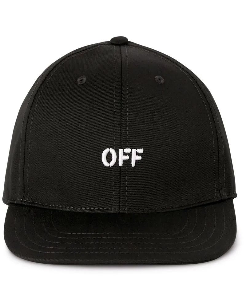 OFF-WHITE Off Stamp Drill Baseballkappe Schwarz