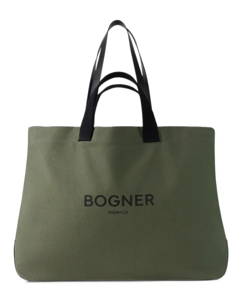 Bogner Curio Ambre logo-print tote bag - Grün Grün