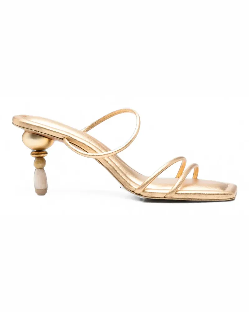 Cult Gaia Reign Sandalen mit Perlen - Gold Gold