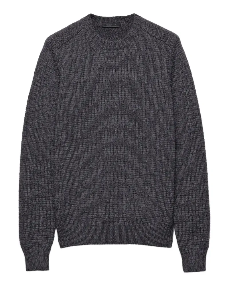 Prada Pullover mit rundem Ausschnitt - Grau Grau