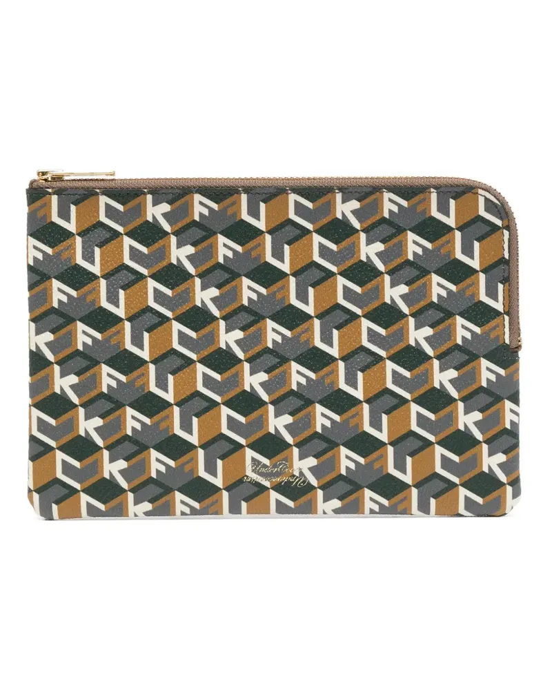 Undercover Portemonnaie mit grafischem Print - Nude Nude