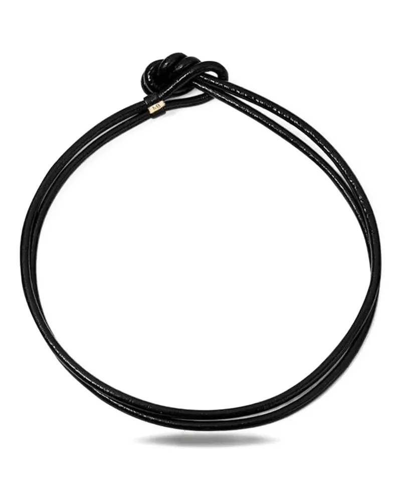 Mason and Books Double Italian Torque necklace - Schwarz Schwarz