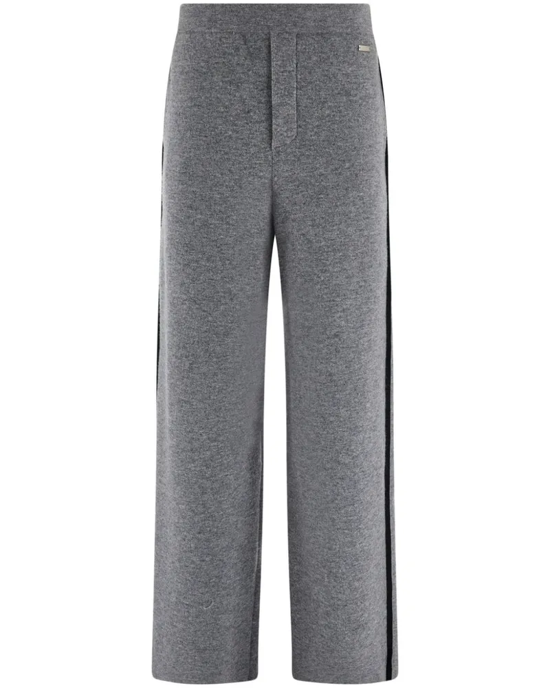 Ferragamo Hose mit Logo-Schild - Grau Grau
