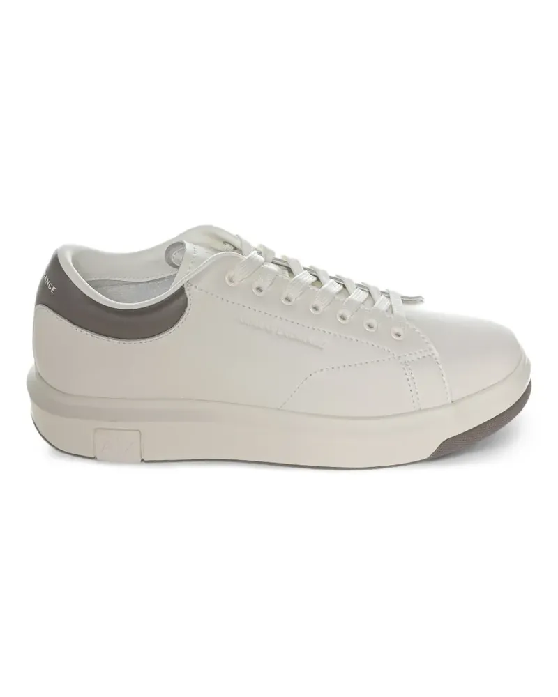 Armani Exchange Sneakers mit Logo-Prägung - Weiß Weiß
