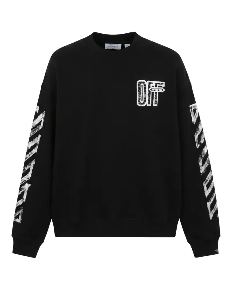 OFF-WHITE Sweatshirt mit Pfeil-Print - Schwarz Schwarz