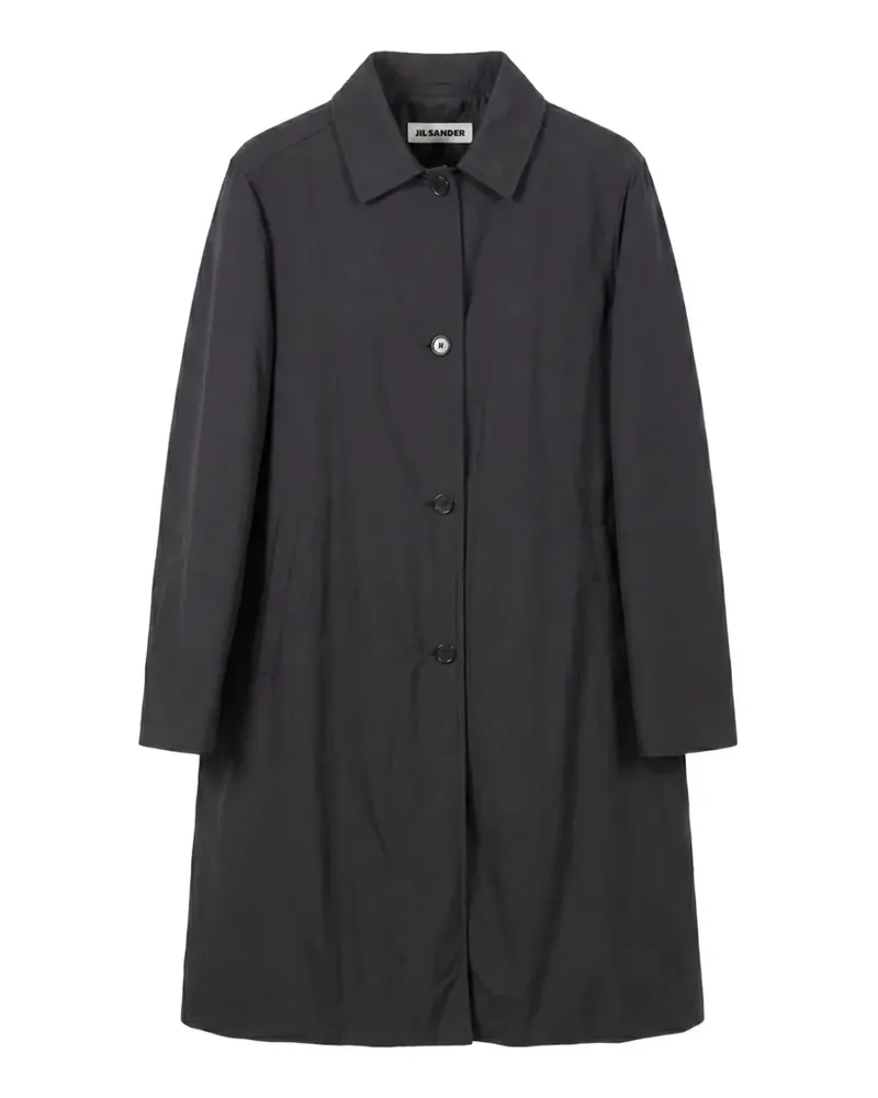 Jil Sander single-breasted button-fastening coat - Schwarz Schwarz