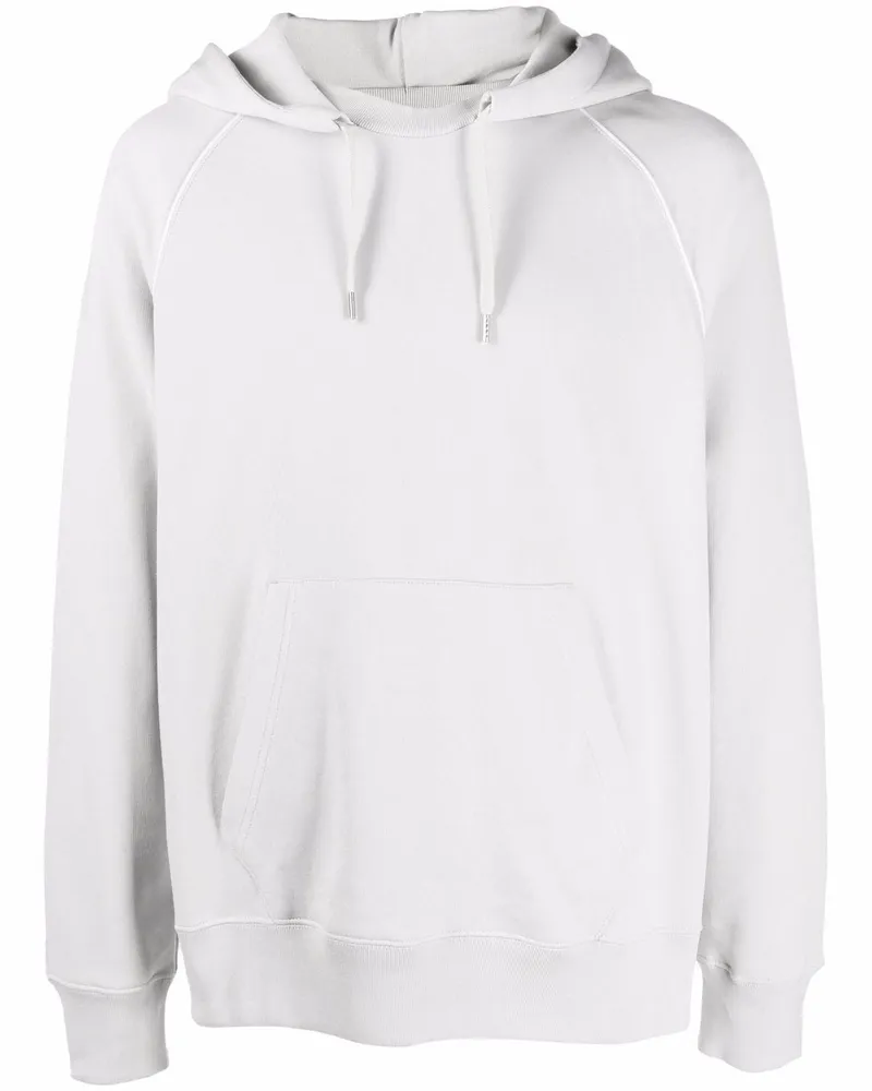 Helmut Lang Hoodie mit Logo - Grau Grau