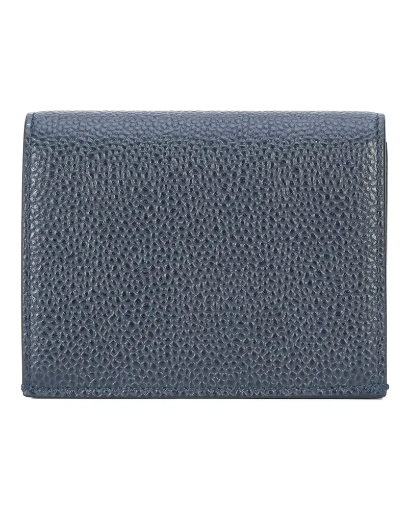 Thom Browne Kartenetui aus Leder - Blau Blau