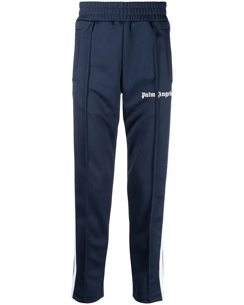 Palm Angels Jogginghose mit Logo-Print - Blau Blau