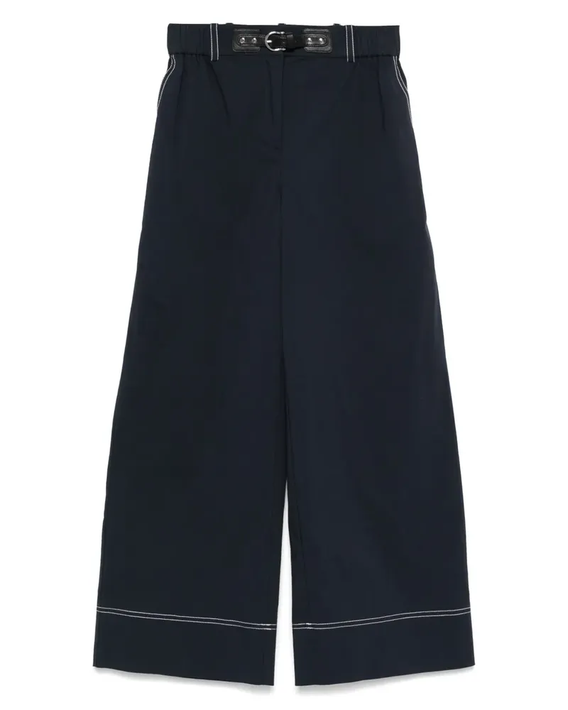 Maje Hose mit weitem Bein - Blau Blau