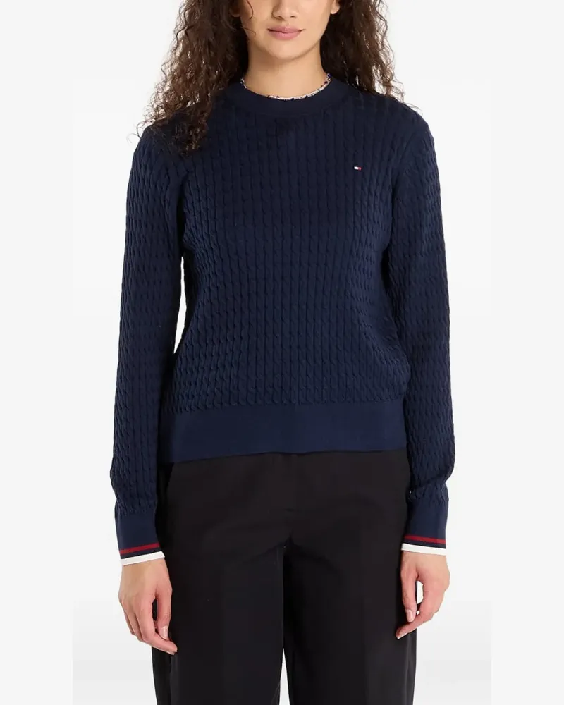 Tommy Hilfiger cable-knit jumper - Blau Blau