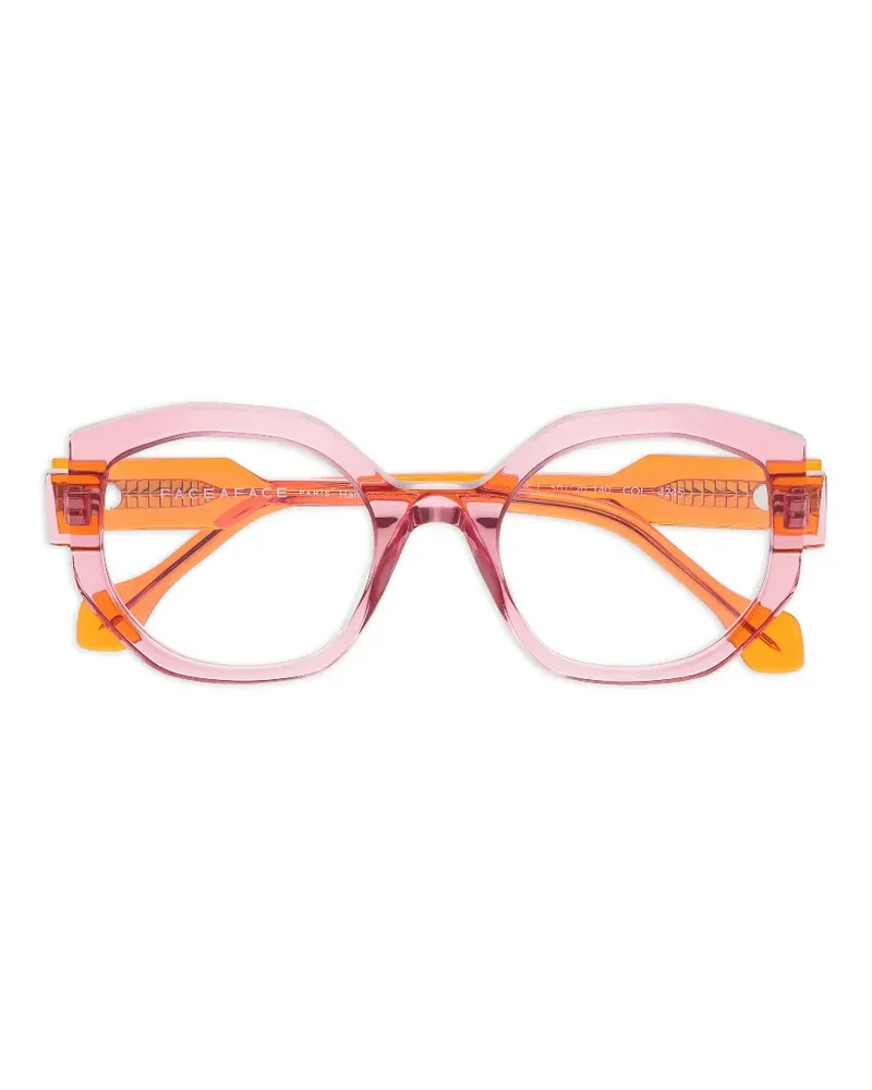 Face à Face Minds geometric-frame glasses - Rosa Rosa