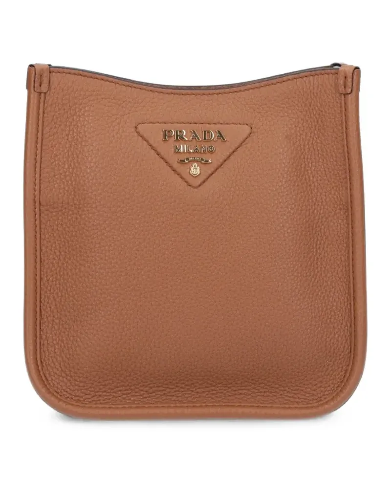 Prada mini leather shoulder bag - Braun Braun