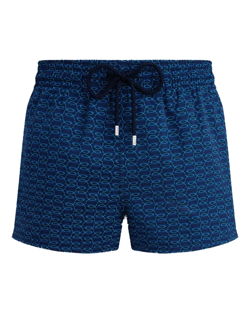 Vilebrequin Badeshorts mit Fishnet-Print - Blau Blau