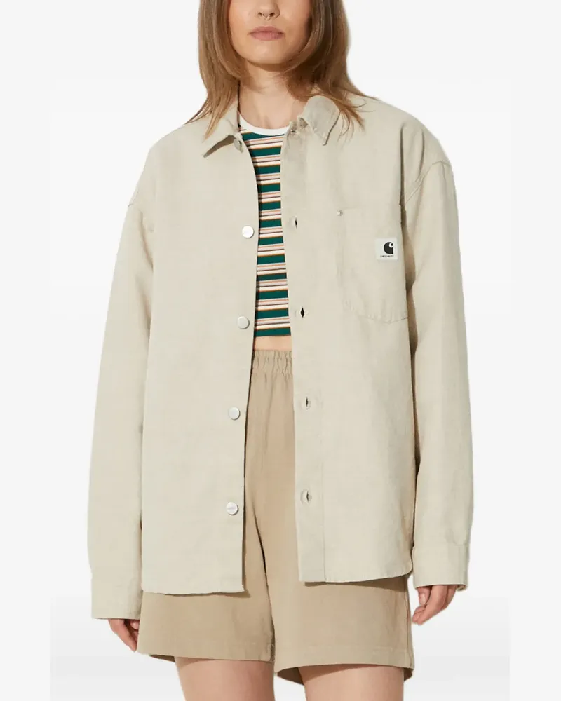 Carhartt WIP pocket button shirt jacket - Nude Nude
