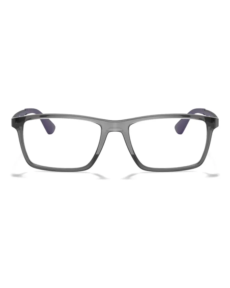 Ray Ban rectangle-frame glasses - Grau Grau