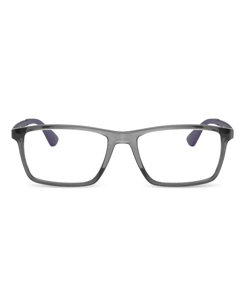 Ray Ban Brille mit eckigem Gestell - Grau Grau