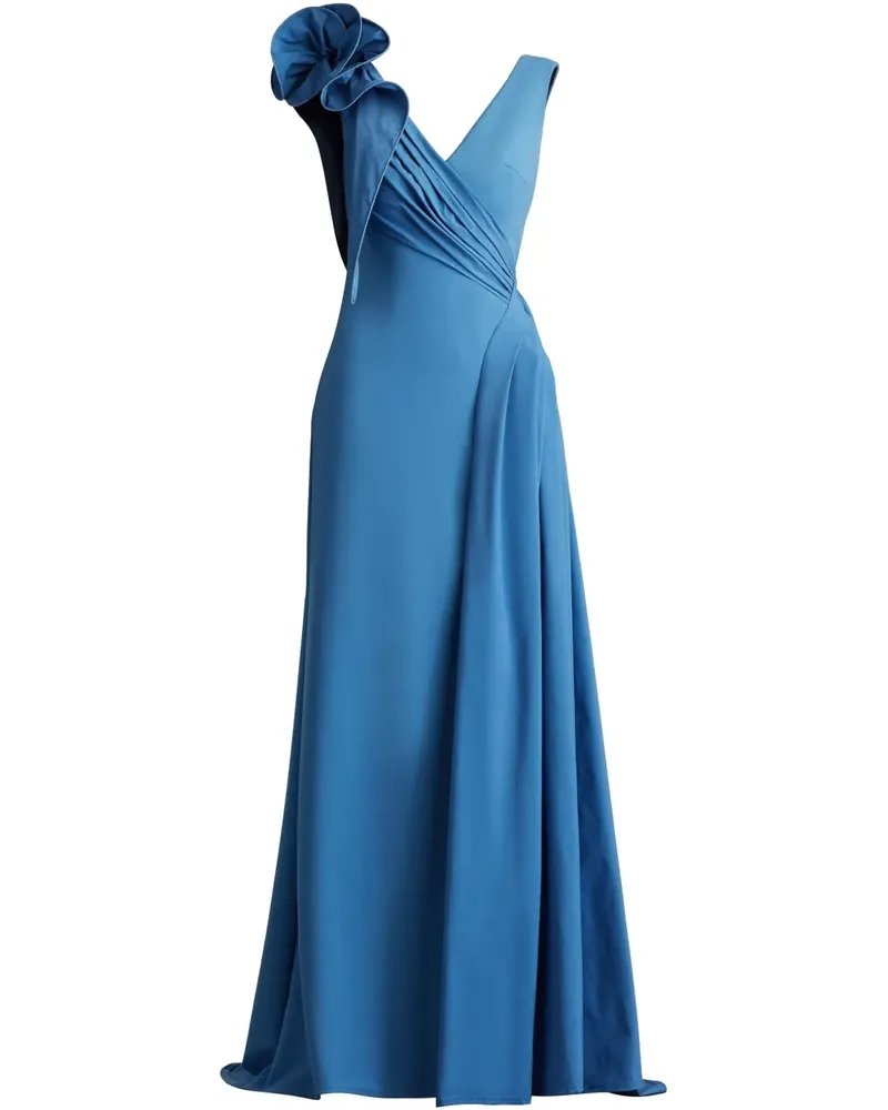 Tadashi Shoji Barlowe Abendkleid - Blau Blau