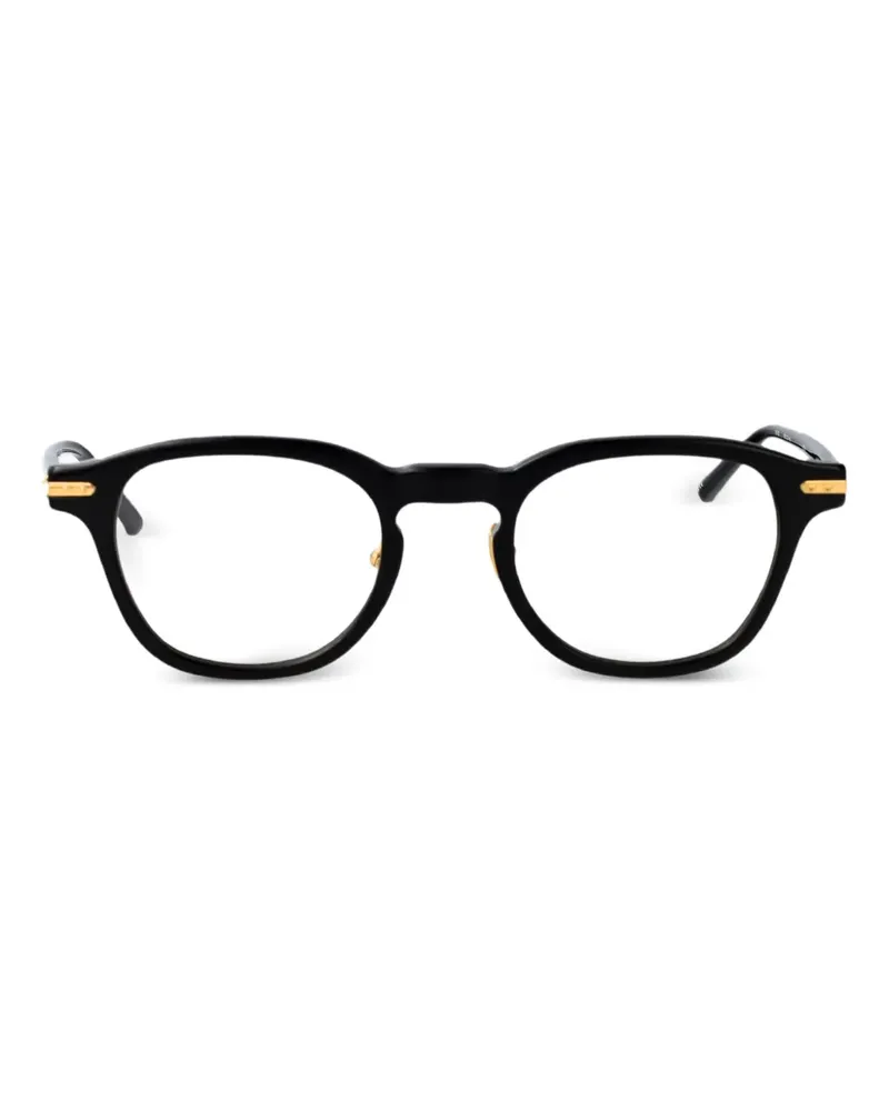 Linda Farrow Nouvel Brille mit rundem Gestell - Schwarz Schwarz