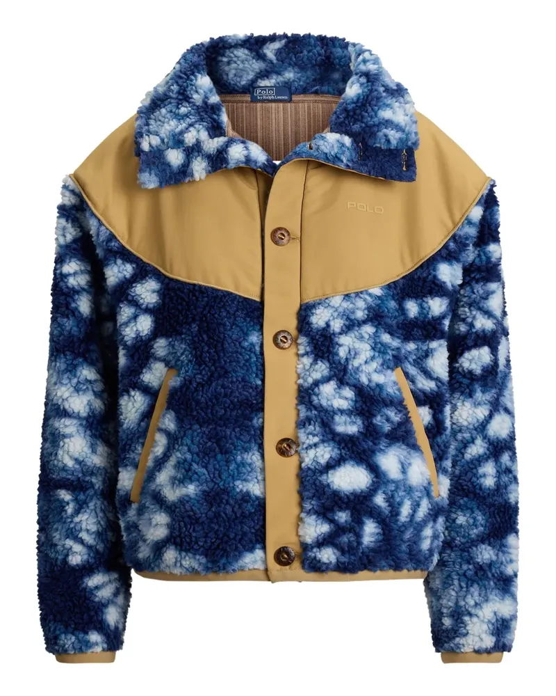 Ralph Lauren Fleecejacke mit Batikmuster - Blau Blau