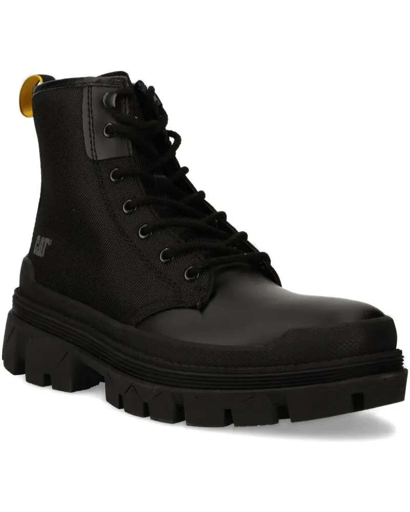 Caterpillar Footwear Schnürstiefel mit Gummisohle - Schwarz Schwarz