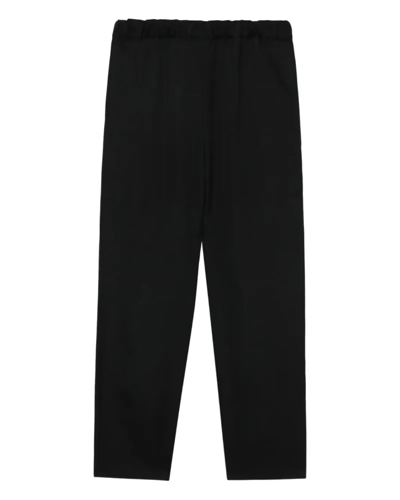 Comme des Garçons Hose mit elastischem Bund - Schwarz Schwarz