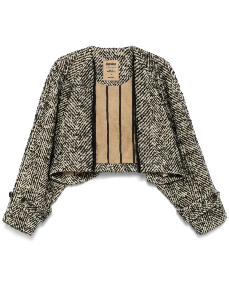 Uma Wang Kady Jacke - Schwarz Schwarz