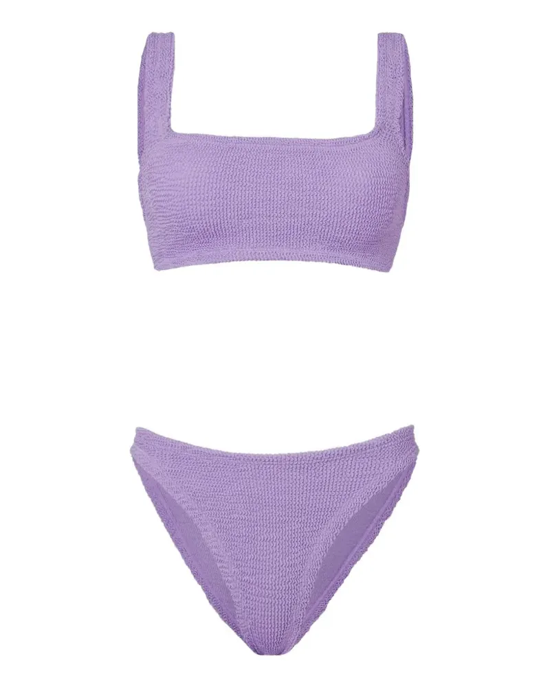 Hunza G Coverage Xandra crinkle-effect bikini - Violett Violett