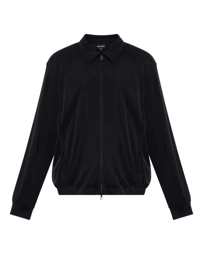 Giorgio Armani Jacke mit Reißverschluss - Schwarz Schwarz