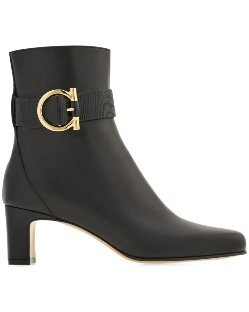 Ferragamo Klassische Stiefeletten 55mm - Schwarz Schwarz