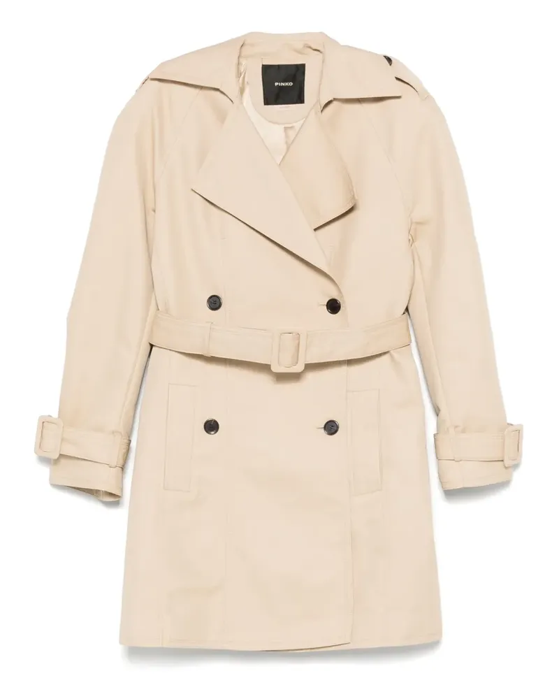Pinko Zweireihiger Trenchcoat - Nude Nude