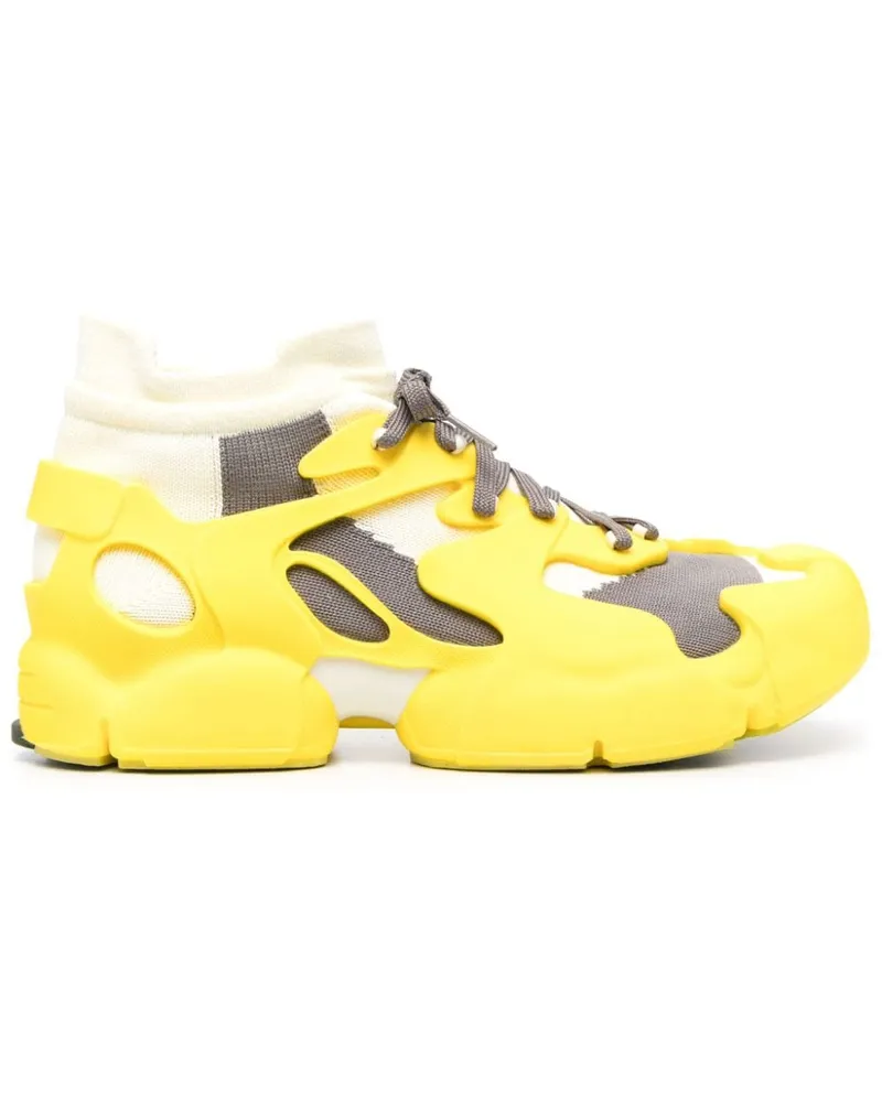 Camper Tossu Sneakers mit dicker Sohle - Gelb Gelb