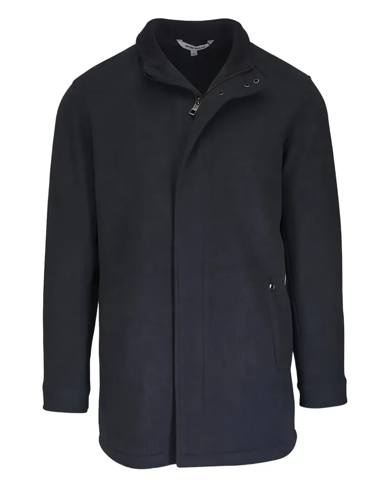 Peter Millar Madison Wollmantel mit Reißverschluss - Schwarz Schwarz